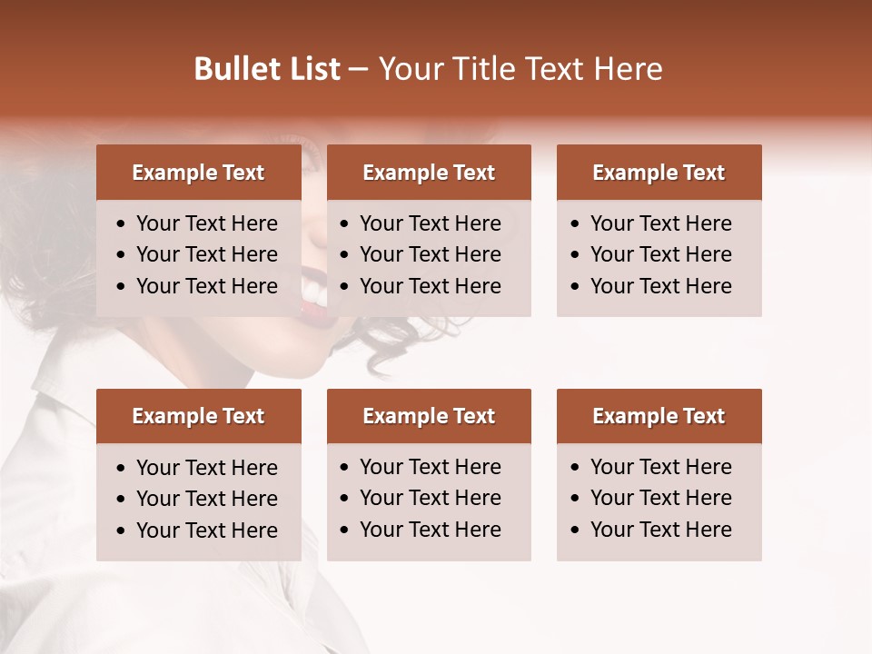 One Attractive Person PowerPoint Template