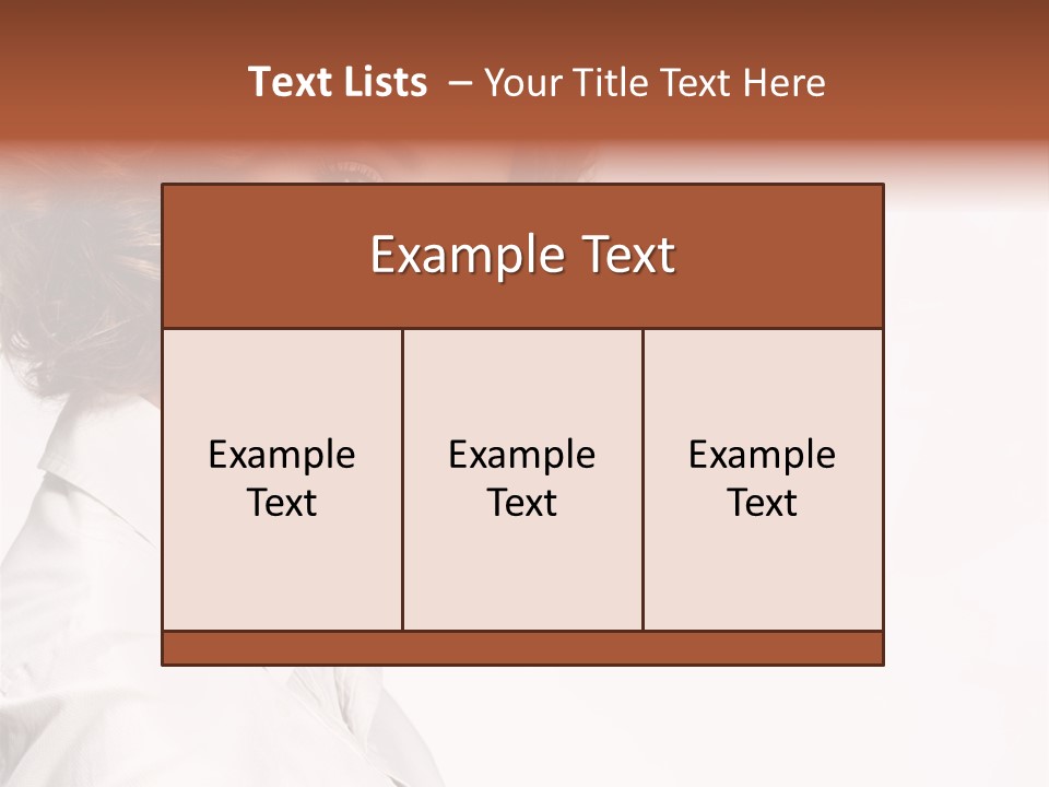 One Attractive Person PowerPoint Template