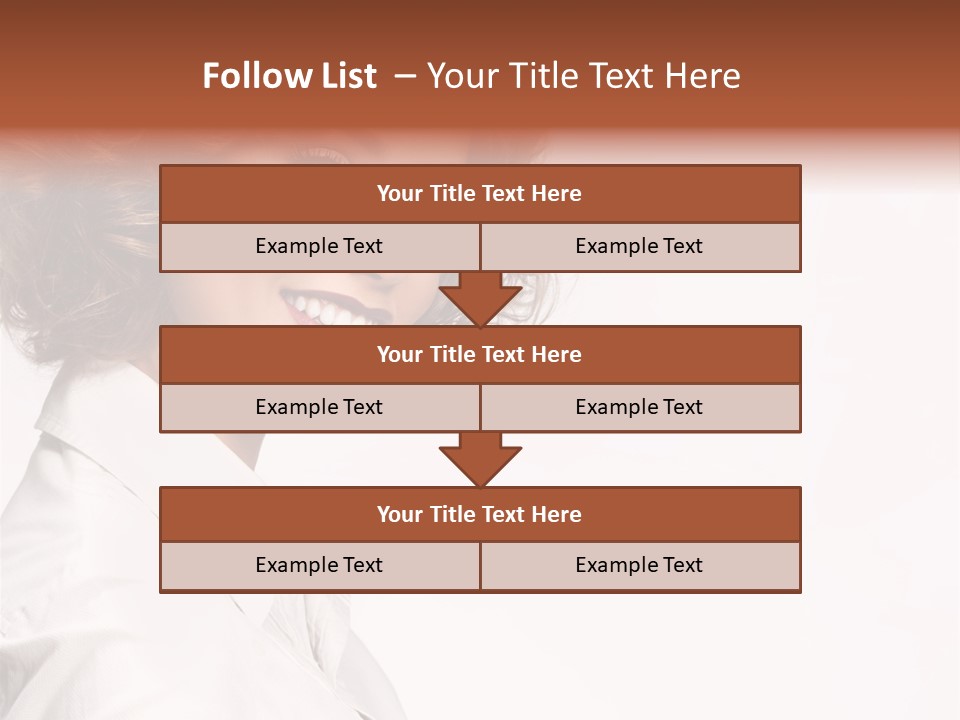 One Attractive Person PowerPoint Template