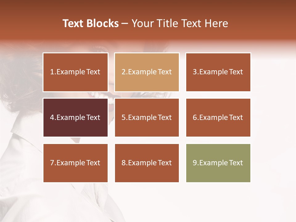 One Attractive Person PowerPoint Template