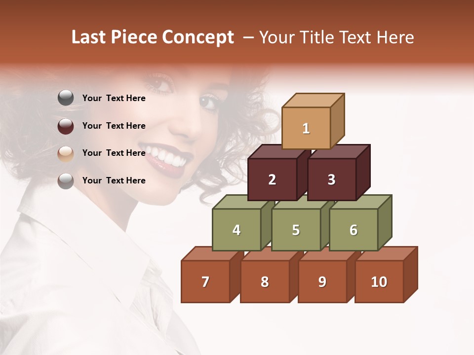 One Attractive Person PowerPoint Template