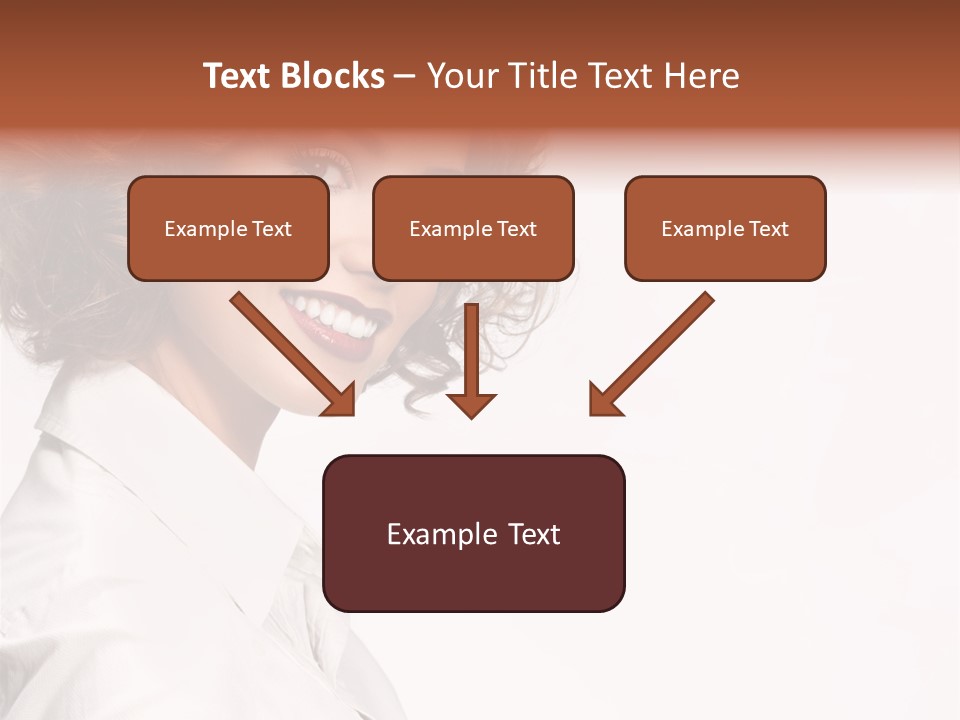 One Attractive Person PowerPoint Template