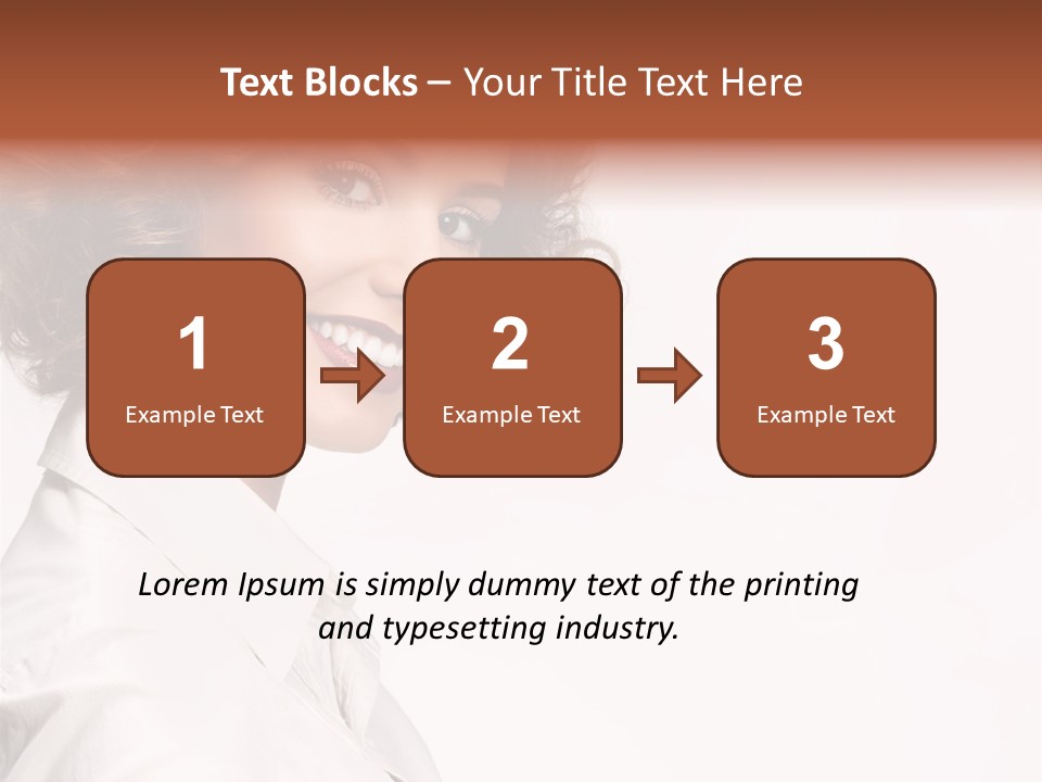 One Attractive Person PowerPoint Template