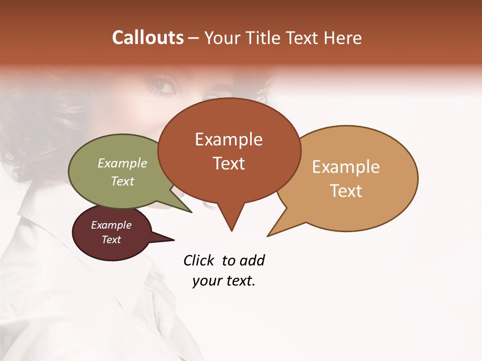 One Attractive Person PowerPoint Template