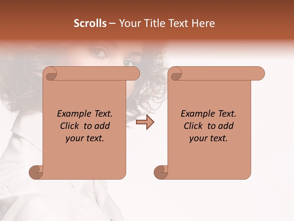 One Attractive Person PowerPoint Template