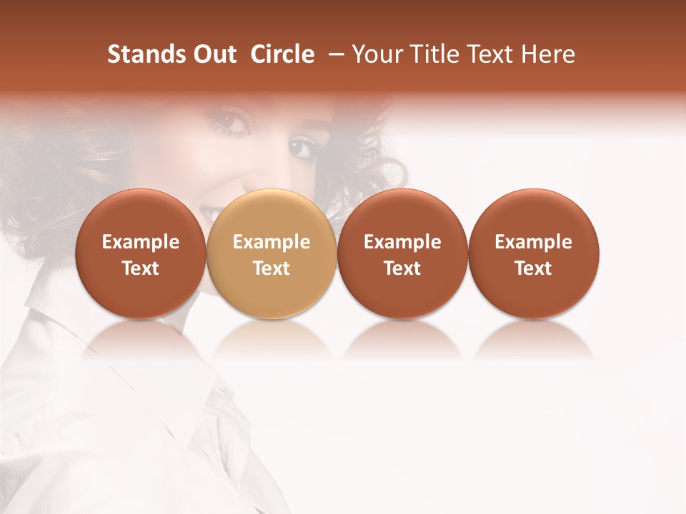 One Attractive Person PowerPoint Template