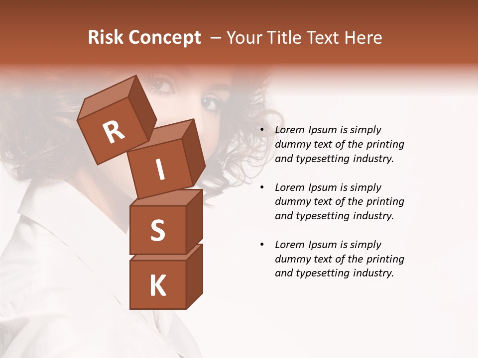 One Attractive Person PowerPoint Template