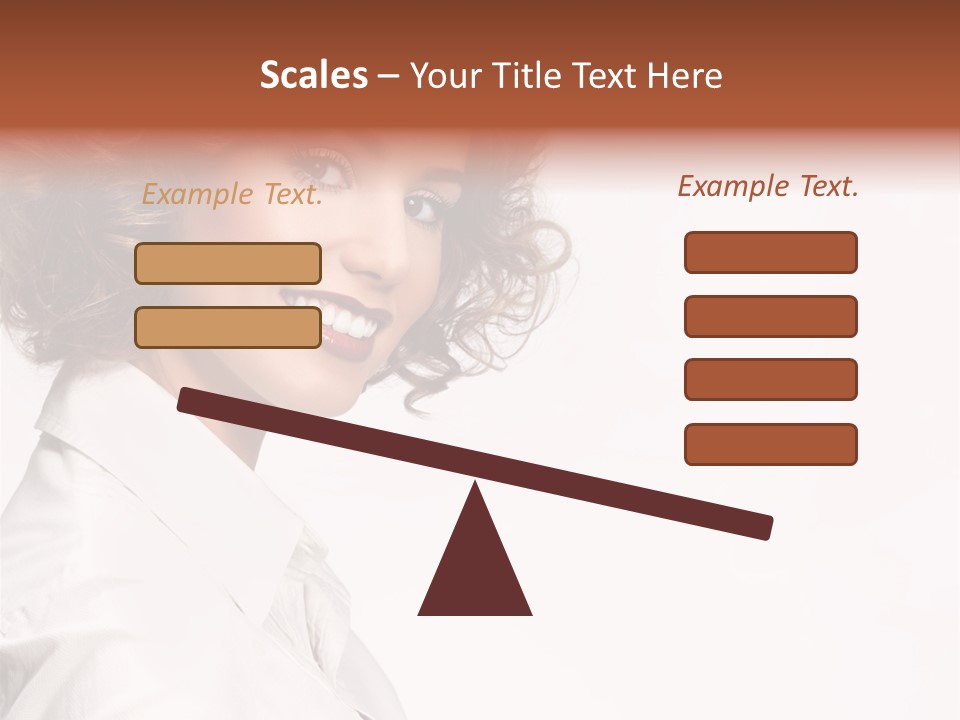 One Attractive Person PowerPoint Template