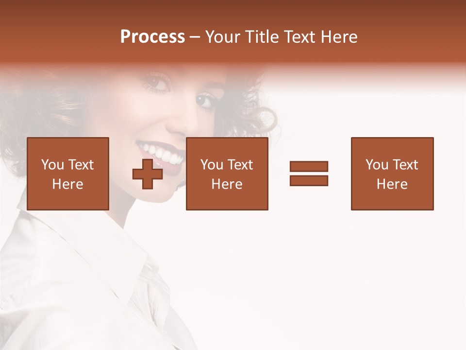One Attractive Person PowerPoint Template