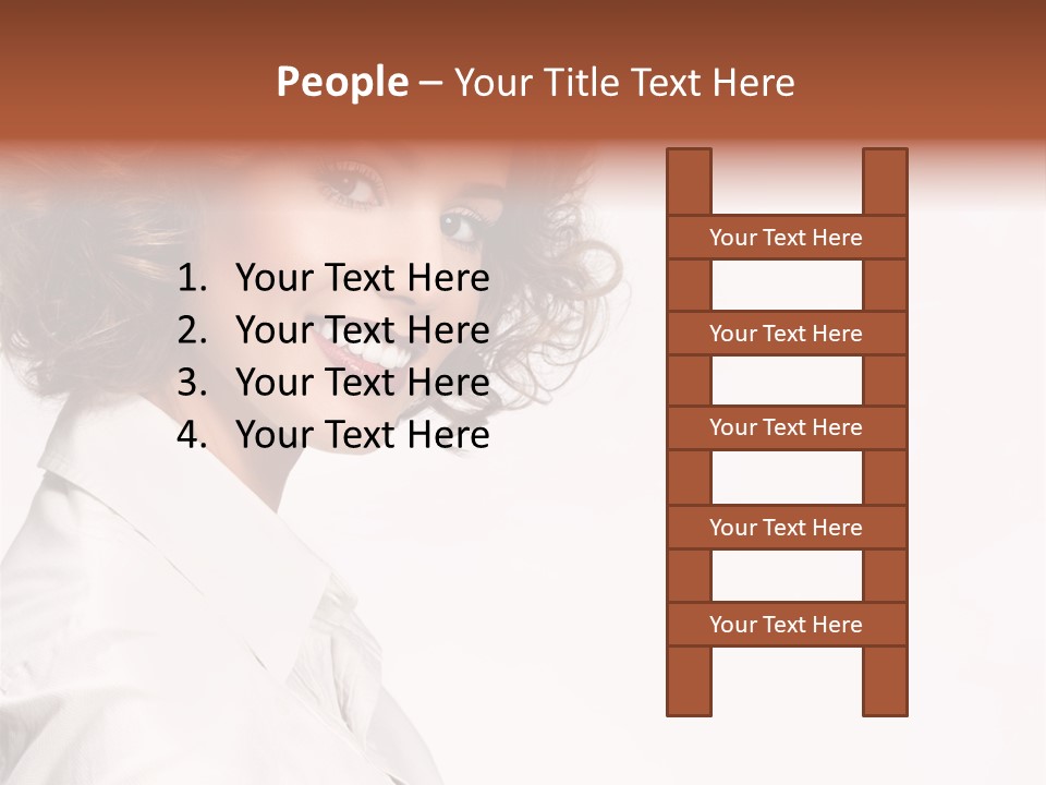 One Attractive Person PowerPoint Template
