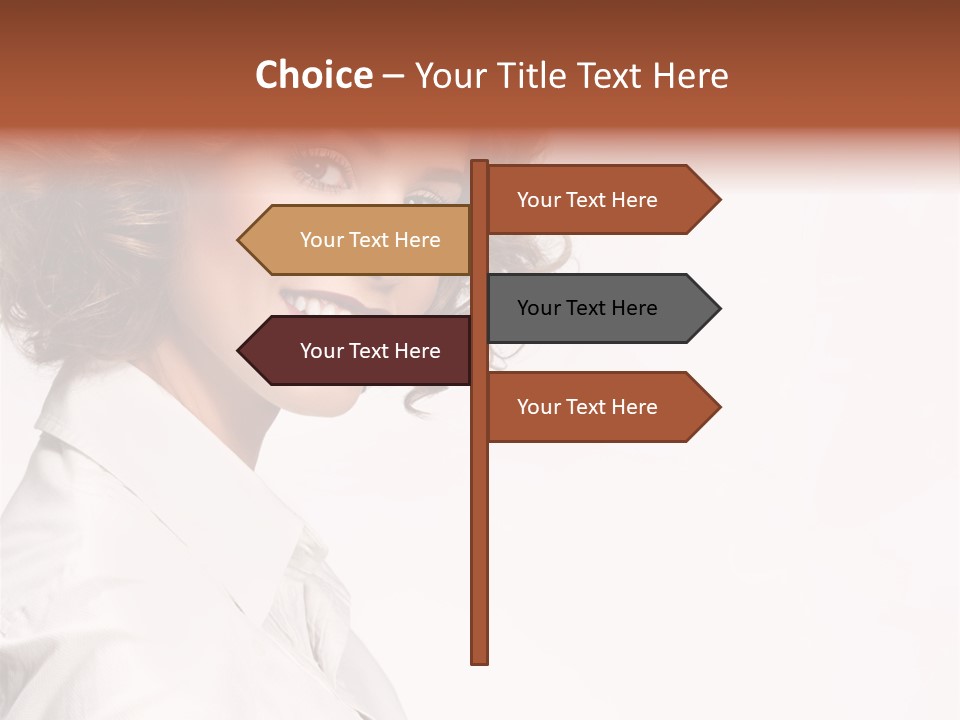 One Attractive Person PowerPoint Template