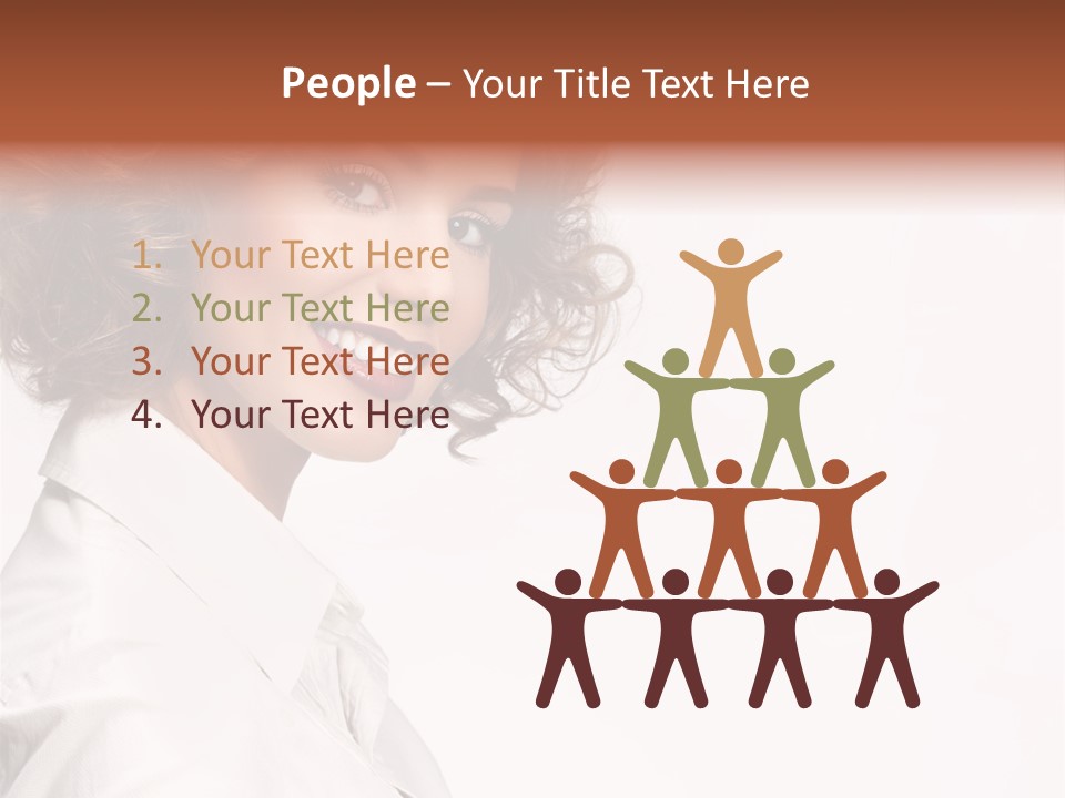 One Attractive Person PowerPoint Template