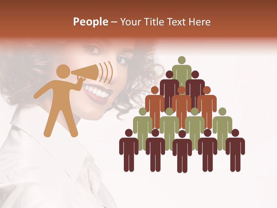 One Attractive Person PowerPoint Template