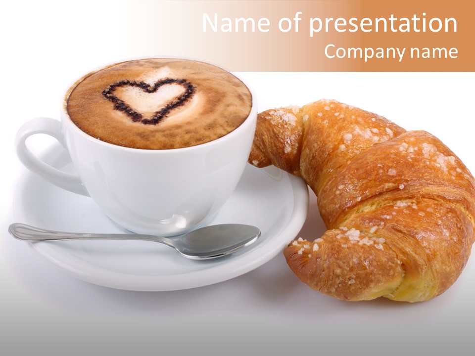 Bar Cappuccino Feed PowerPoint Template