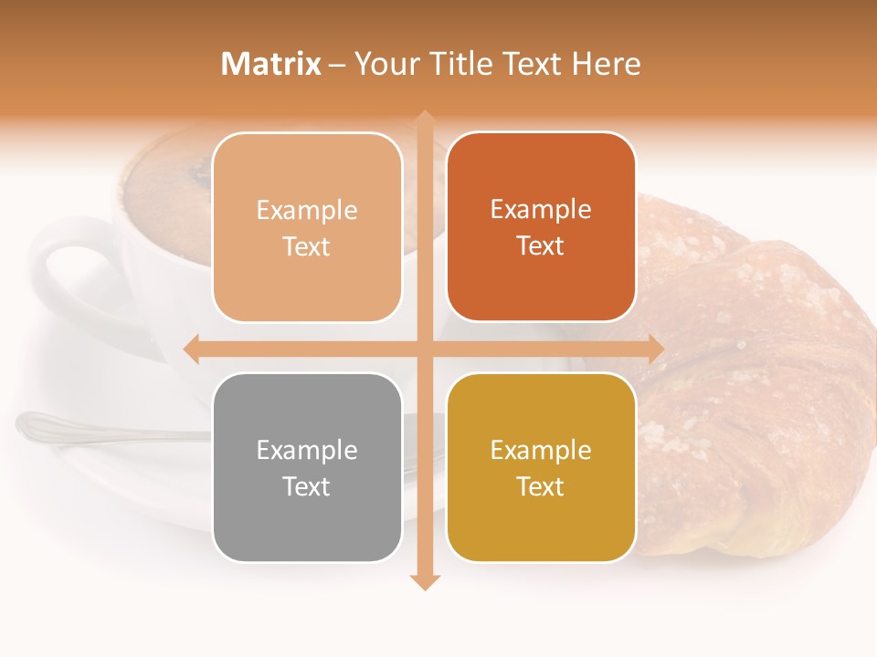 Bar Cappuccino Feed PowerPoint Template