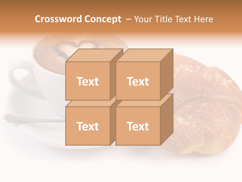 Bar Cappuccino Feed PowerPoint Template