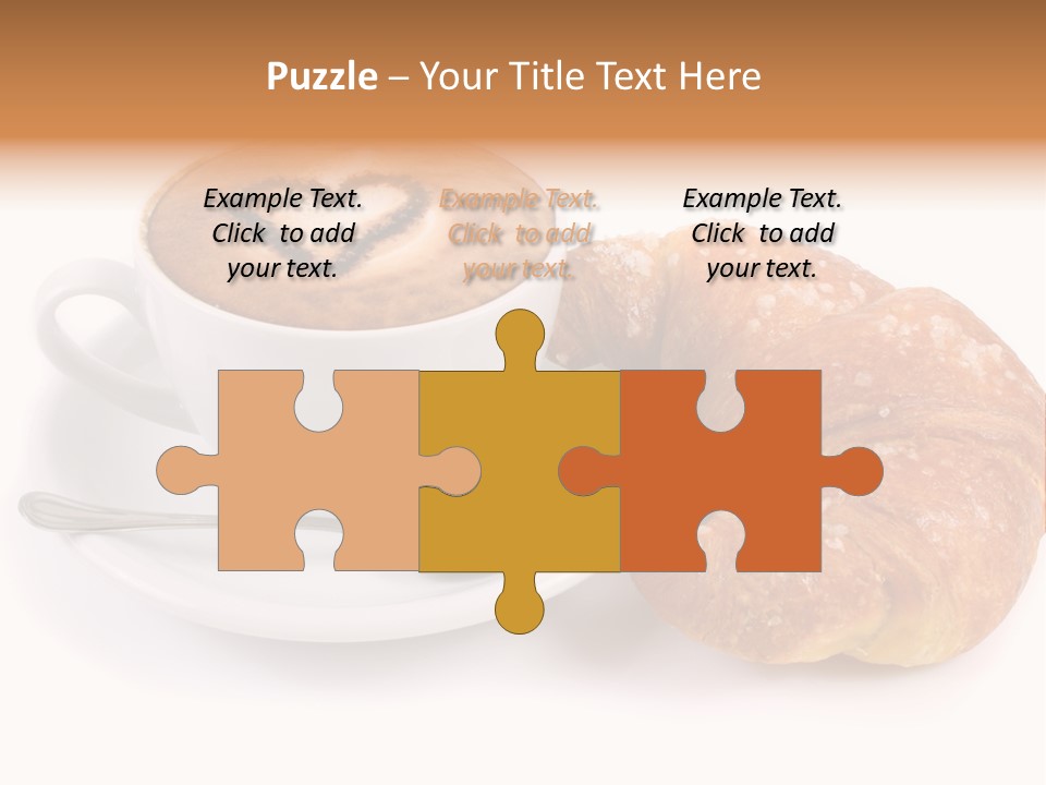 Bar Cappuccino Feed PowerPoint Template