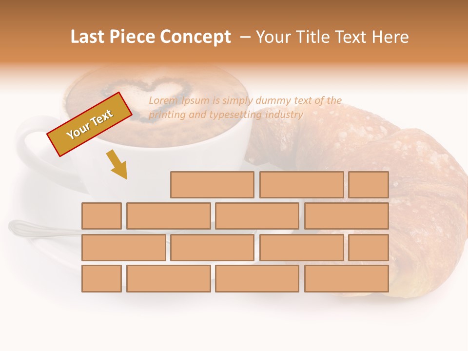Bar Cappuccino Feed PowerPoint Template