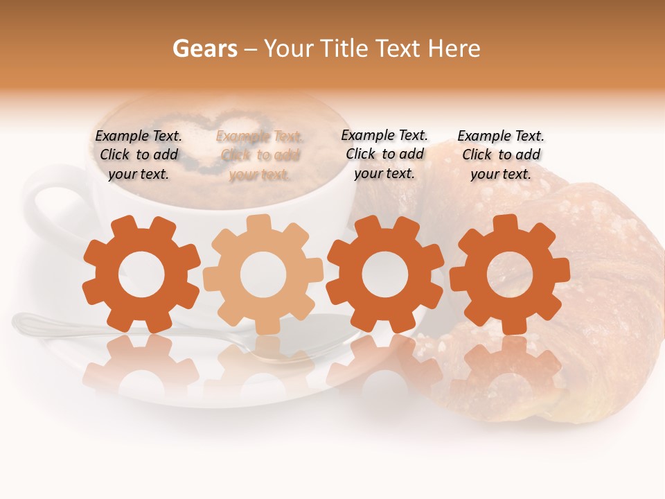 Bar Cappuccino Feed PowerPoint Template