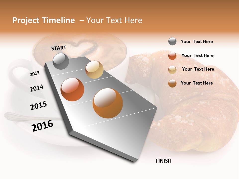 Bar Cappuccino Feed PowerPoint Template