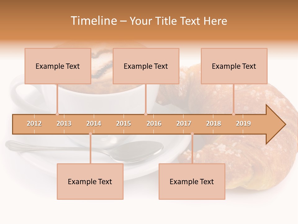 Bar Cappuccino Feed PowerPoint Template