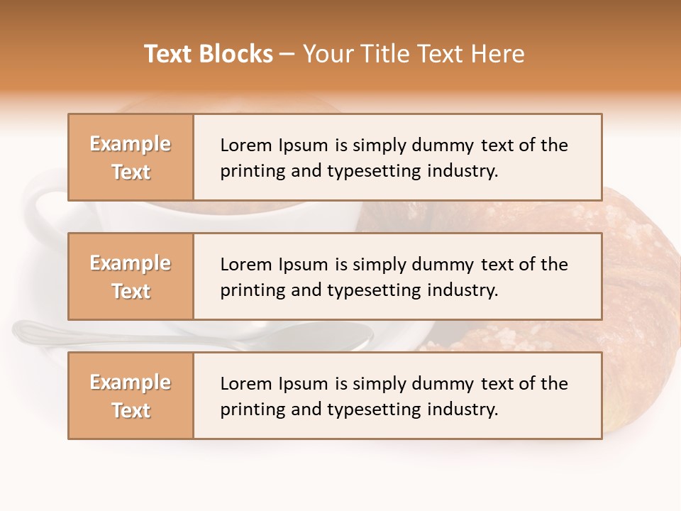 Bar Cappuccino Feed PowerPoint Template