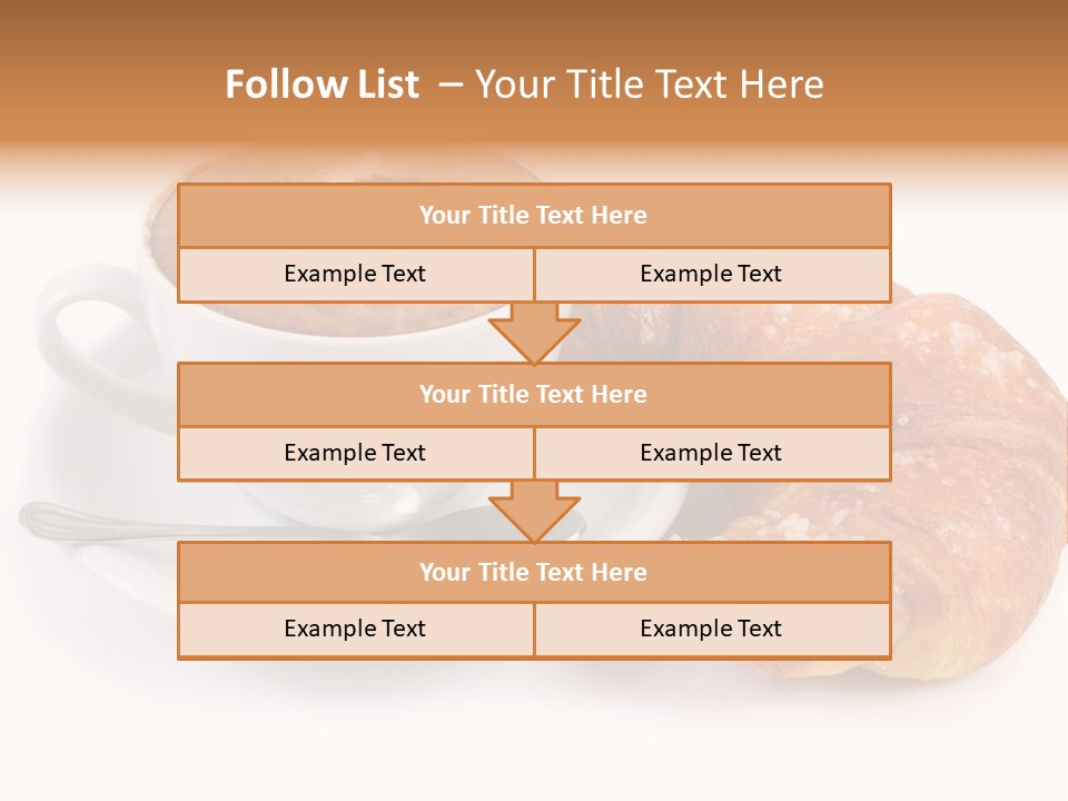 Bar Cappuccino Feed PowerPoint Template