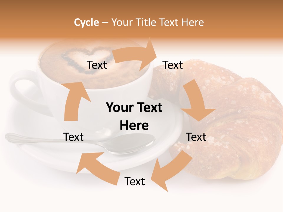 Bar Cappuccino Feed PowerPoint Template