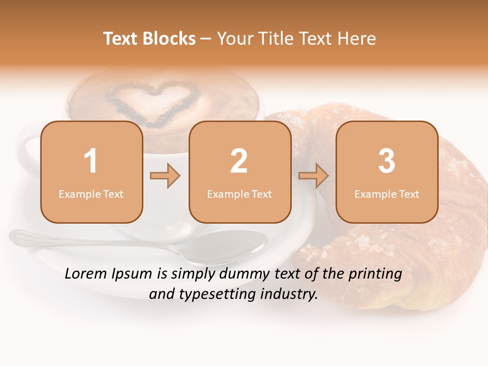 Bar Cappuccino Feed PowerPoint Template