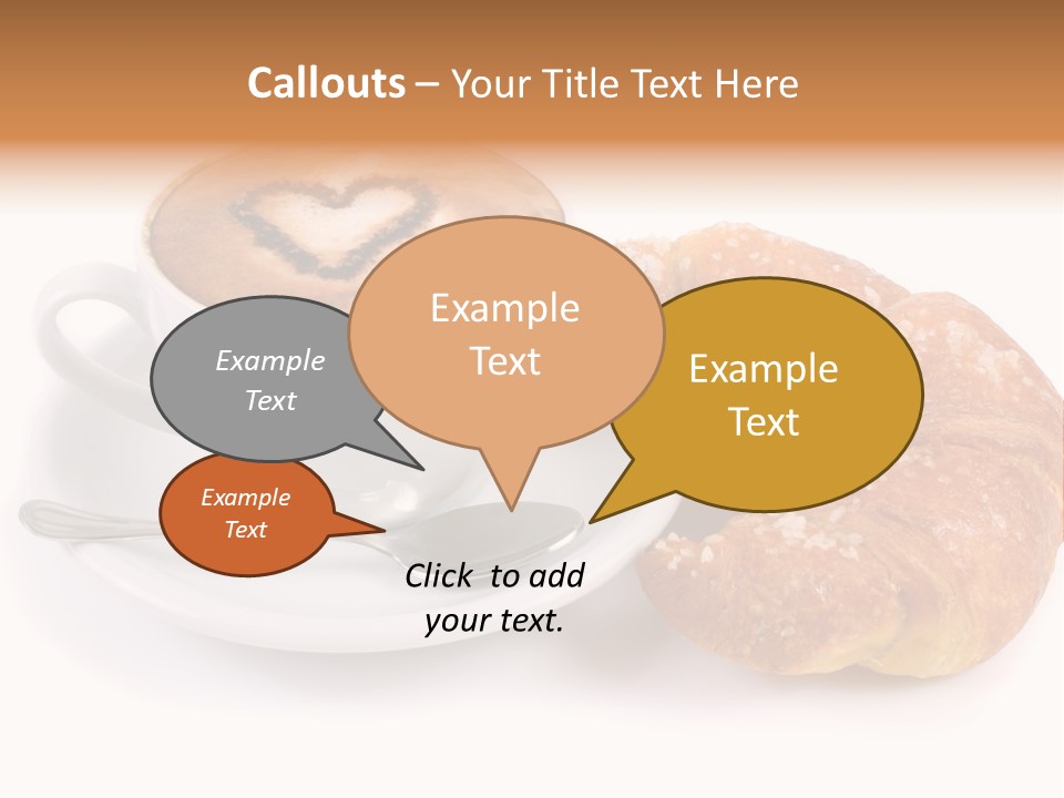 Bar Cappuccino Feed PowerPoint Template