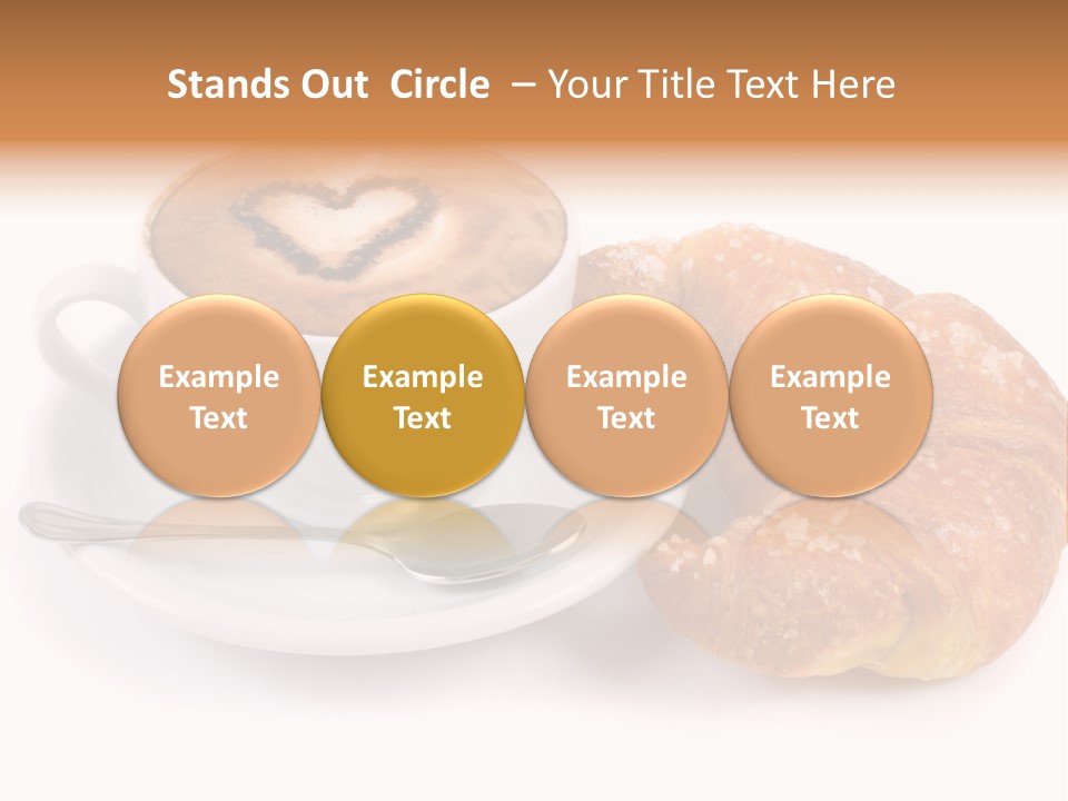 Bar Cappuccino Feed PowerPoint Template