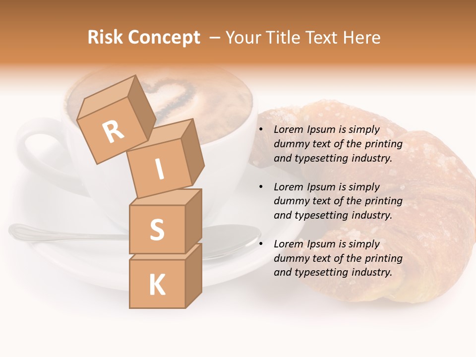 Bar Cappuccino Feed PowerPoint Template