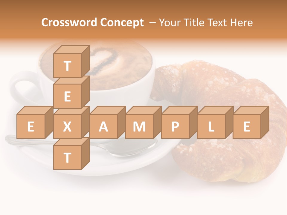 Bar Cappuccino Feed PowerPoint Template