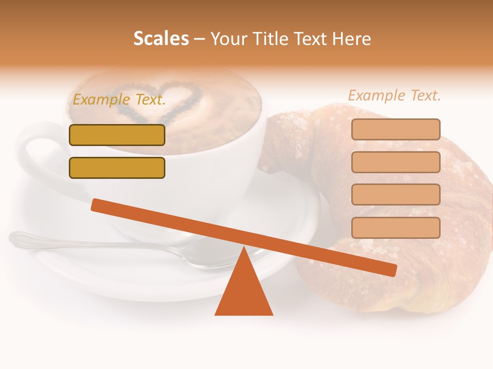 Bar Cappuccino Feed PowerPoint Template