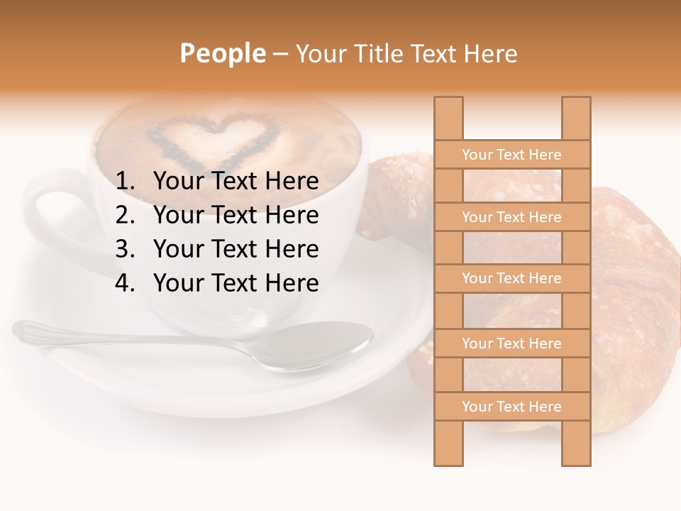 Bar Cappuccino Feed PowerPoint Template