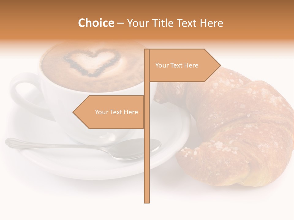 Bar Cappuccino Feed PowerPoint Template