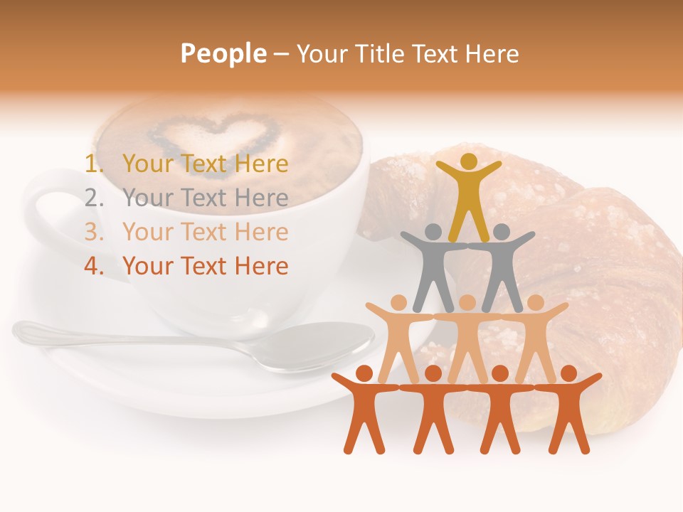 Bar Cappuccino Feed PowerPoint Template