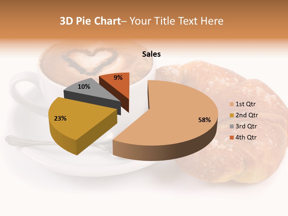 Bar Cappuccino Feed PowerPoint Template