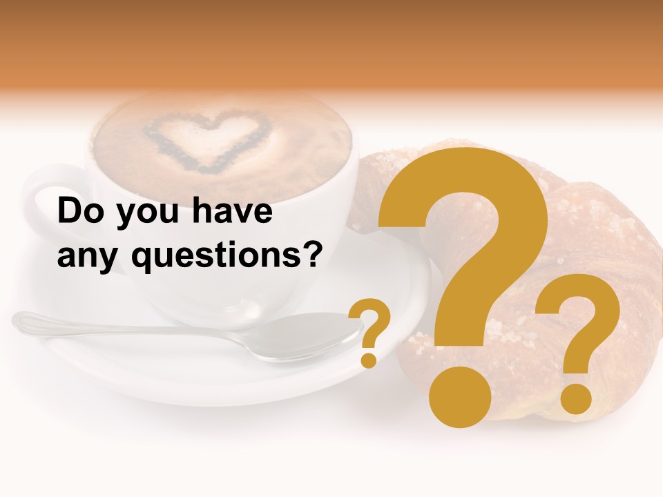 Bar Cappuccino Feed PowerPoint Template