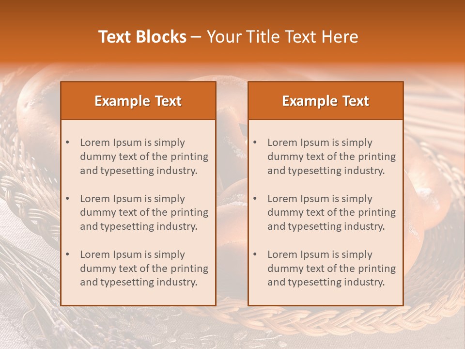 Salty Cereal Meal PowerPoint Template
