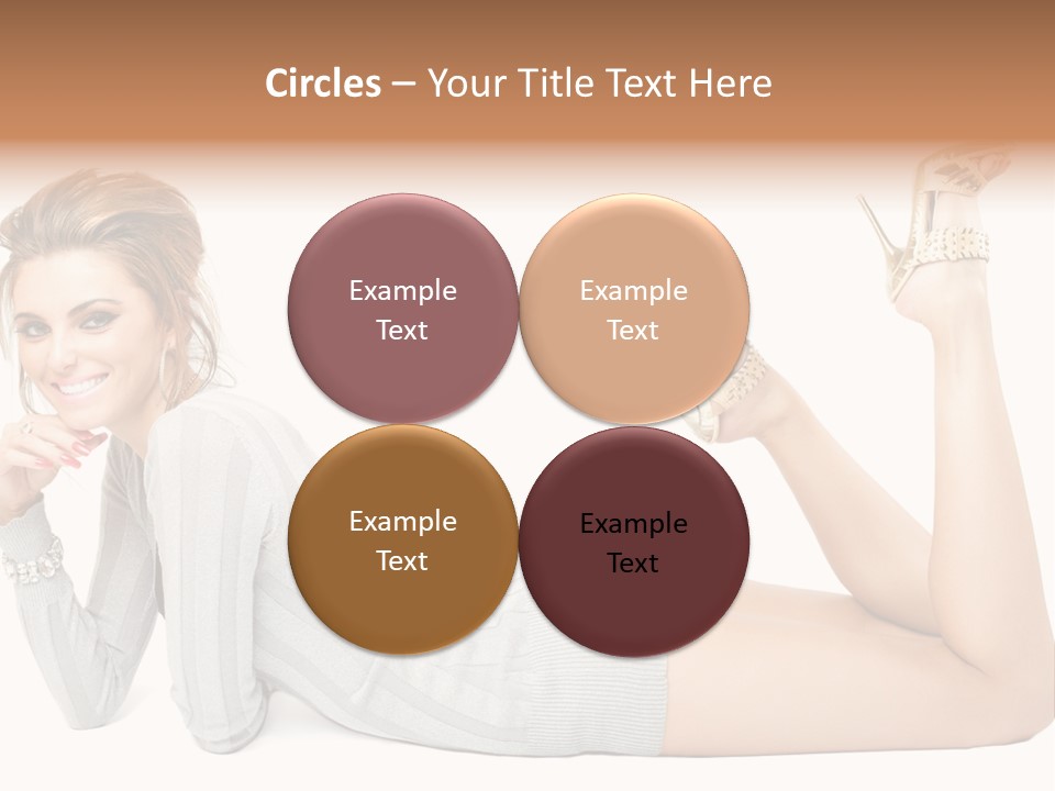 Female Smooth Isolated PowerPoint Template