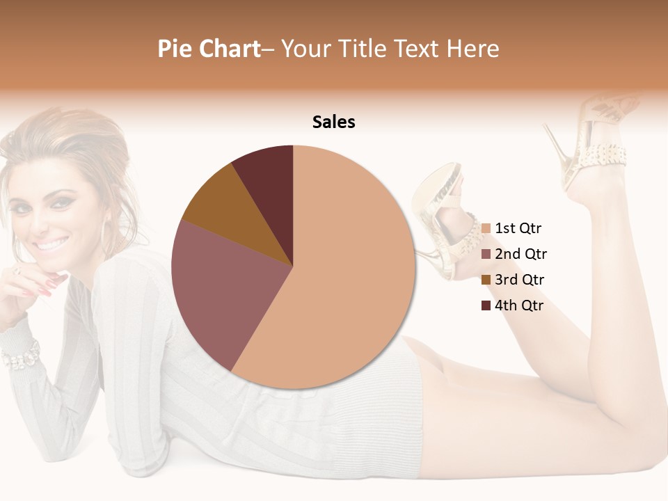Female Smooth Isolated PowerPoint Template