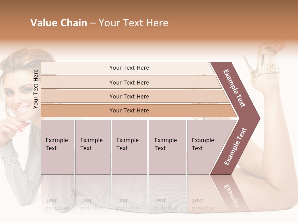 Female Smooth Isolated PowerPoint Template