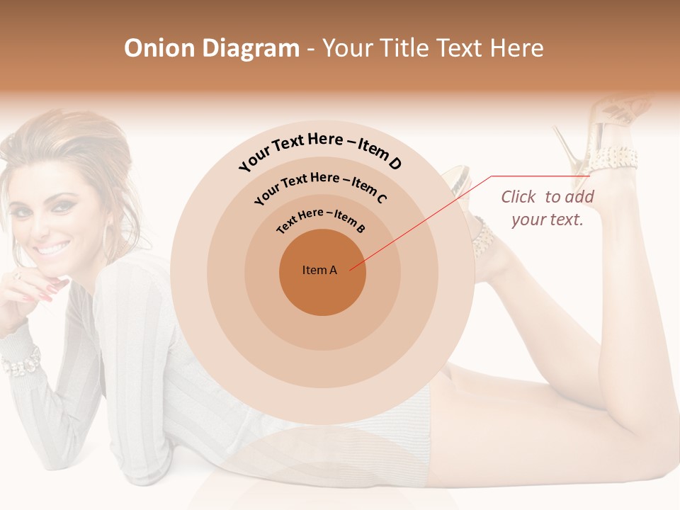 Female Smooth Isolated PowerPoint Template