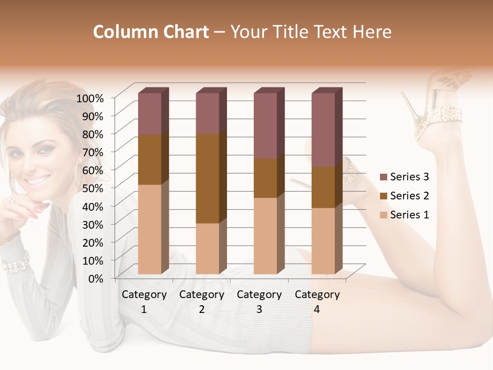 Female Smooth Isolated PowerPoint Template