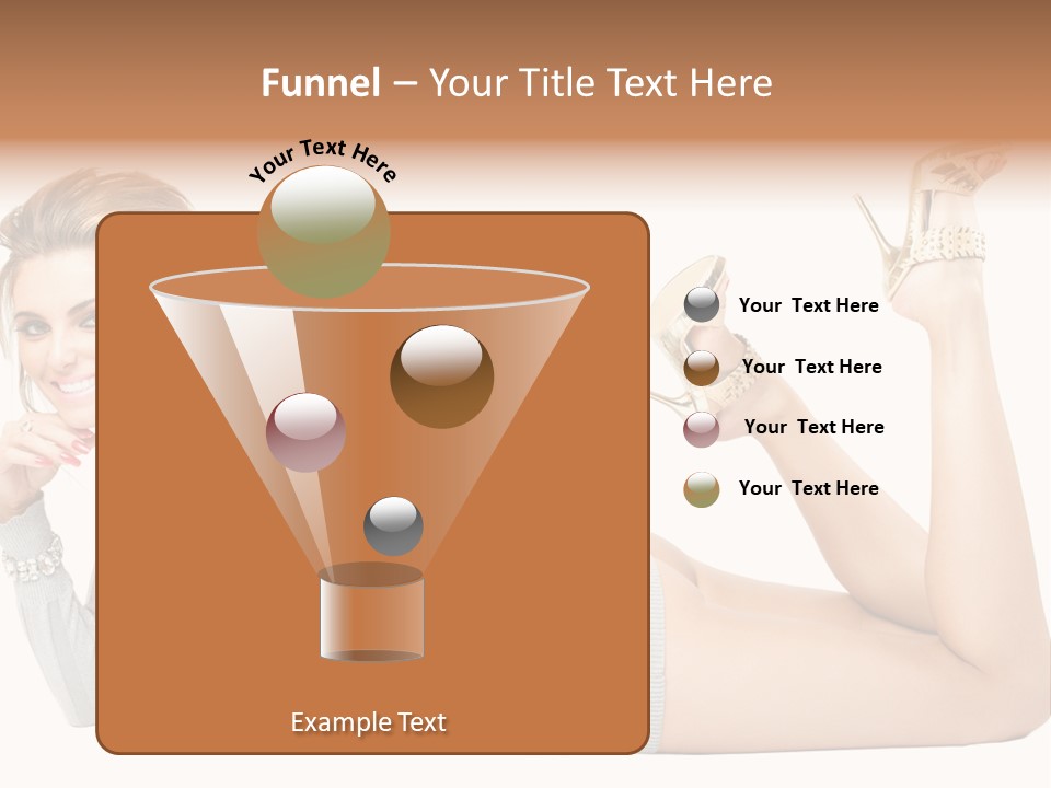 Female Smooth Isolated PowerPoint Template