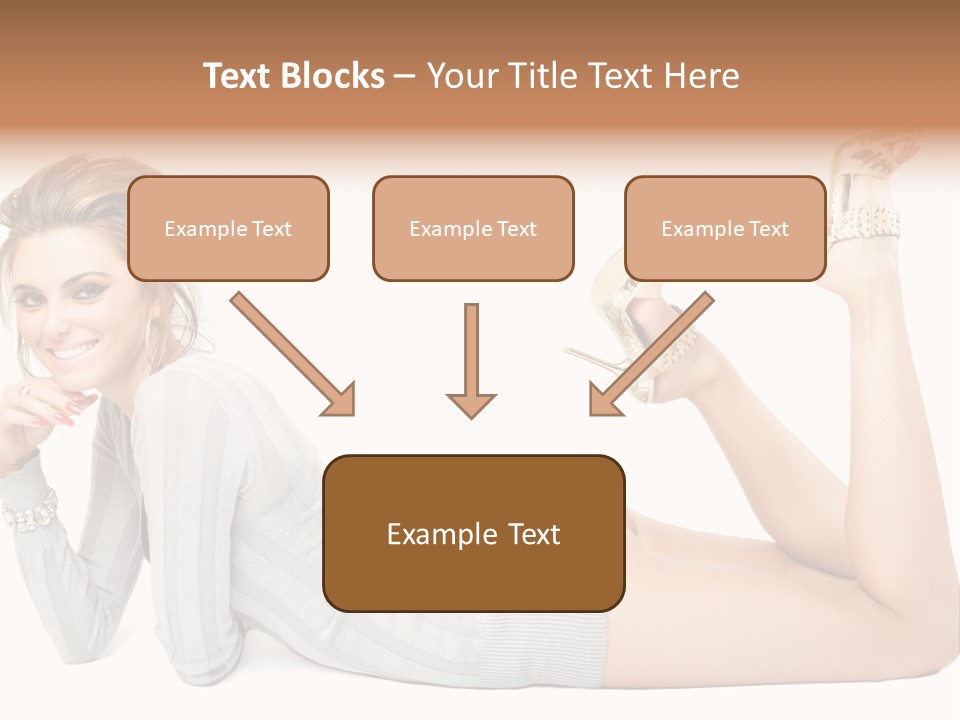 Female Smooth Isolated PowerPoint Template