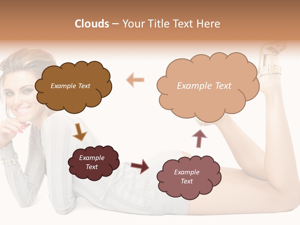 Female Smooth Isolated PowerPoint Template