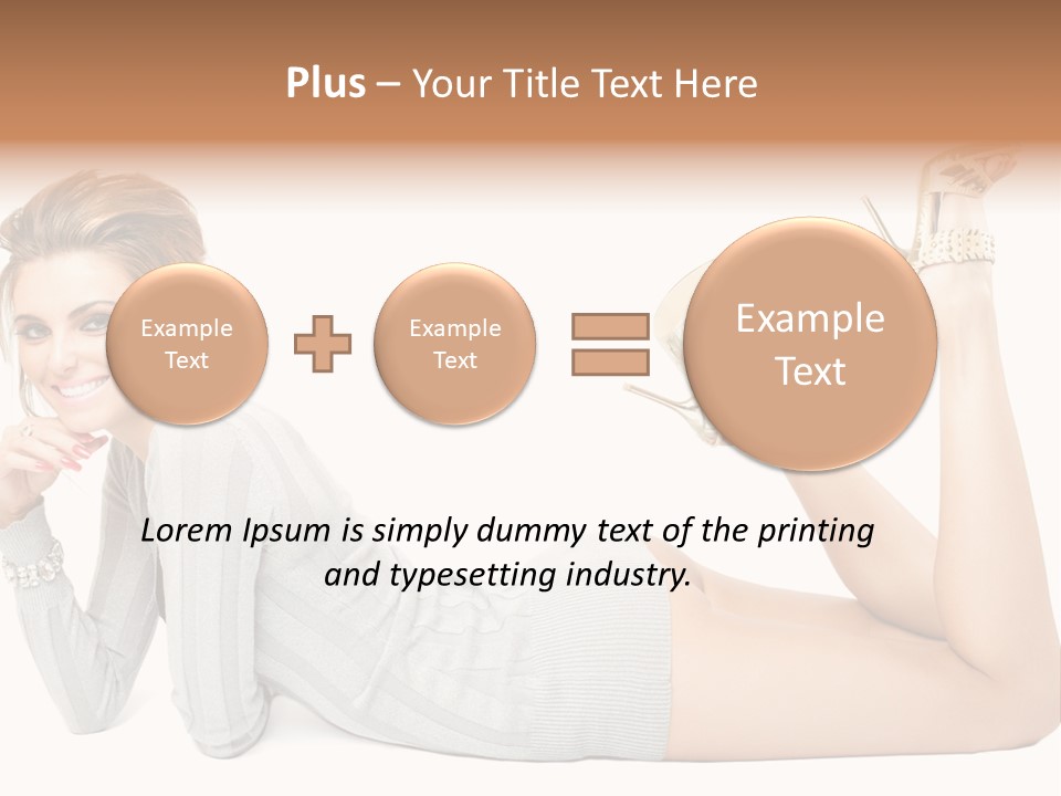 Female Smooth Isolated PowerPoint Template