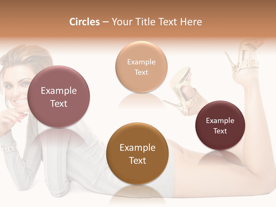 Female Smooth Isolated PowerPoint Template